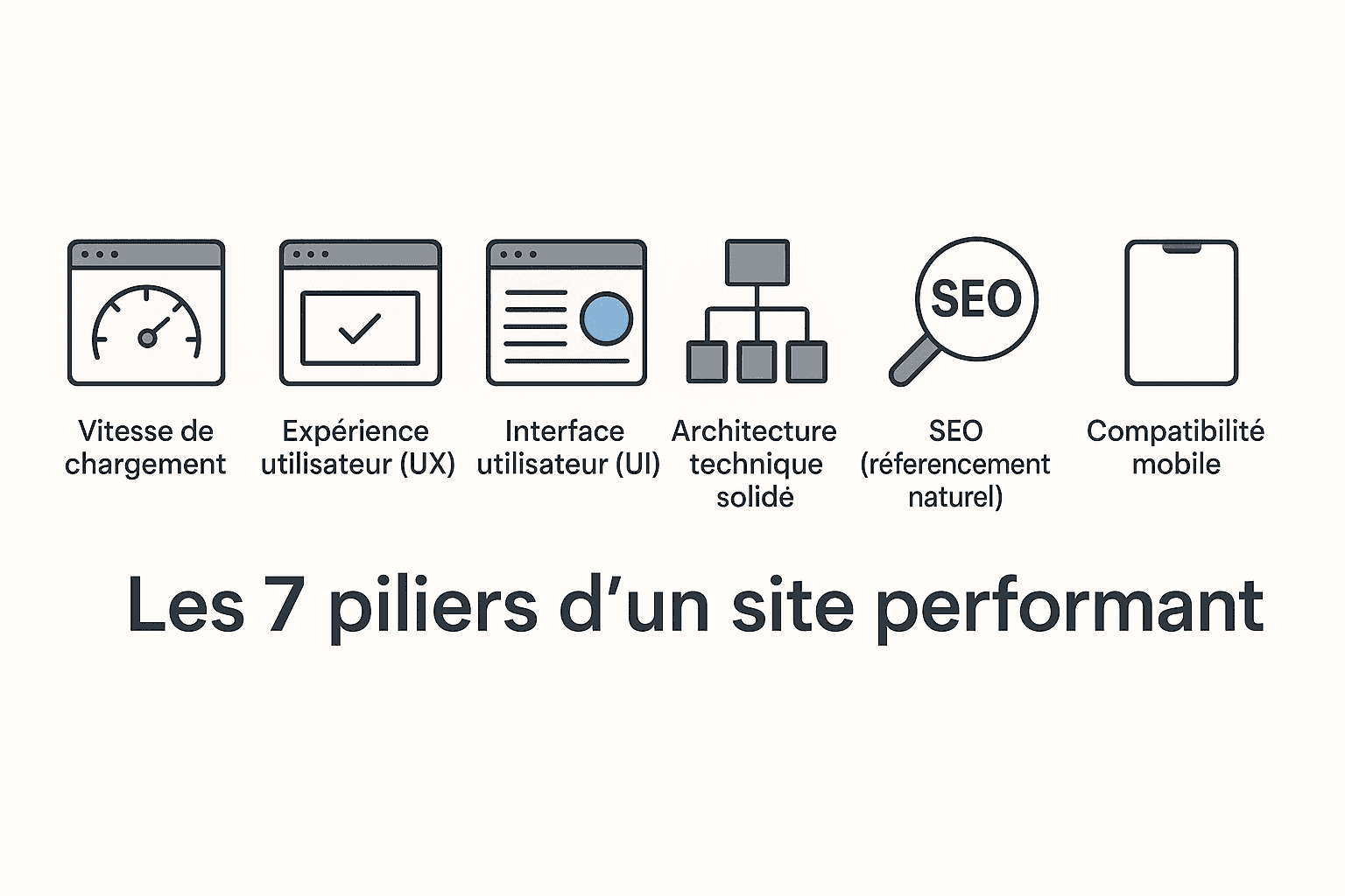 Les 7 piliers d’un site performant